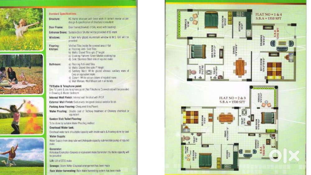 3 BHK, Multistorey For Sale in PrakashNagar - Telco Colony