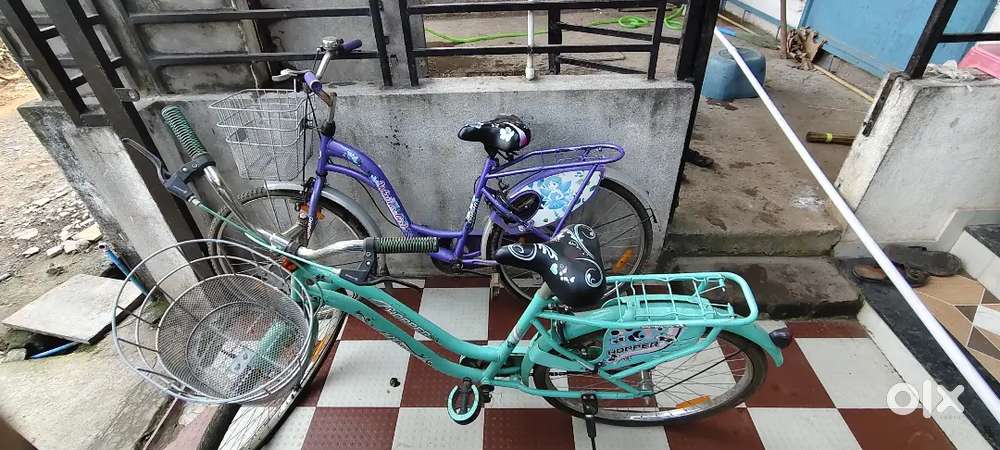Hoopar & wondergirl company 2bicycles as new as