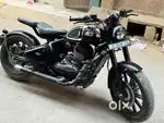 Scratch less chrome tank jawab bobber with stock body parts
