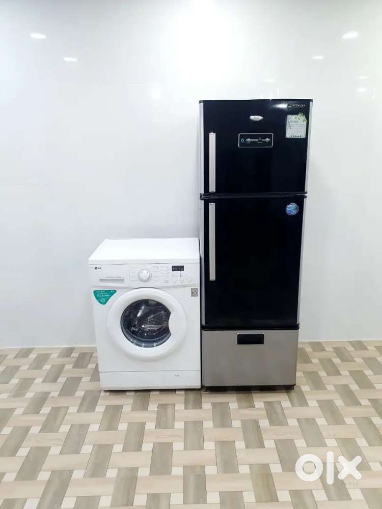 Front Load washing machine and double door refrigerator  refurbished