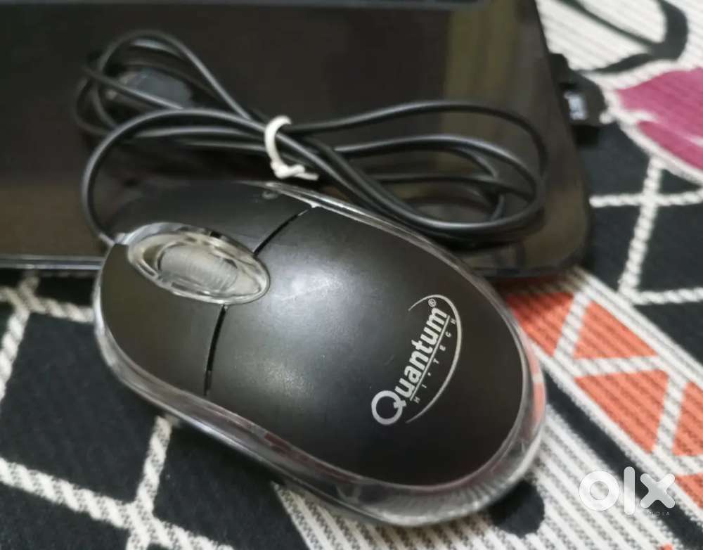 Quantum Wired Computer Mouse (Black).