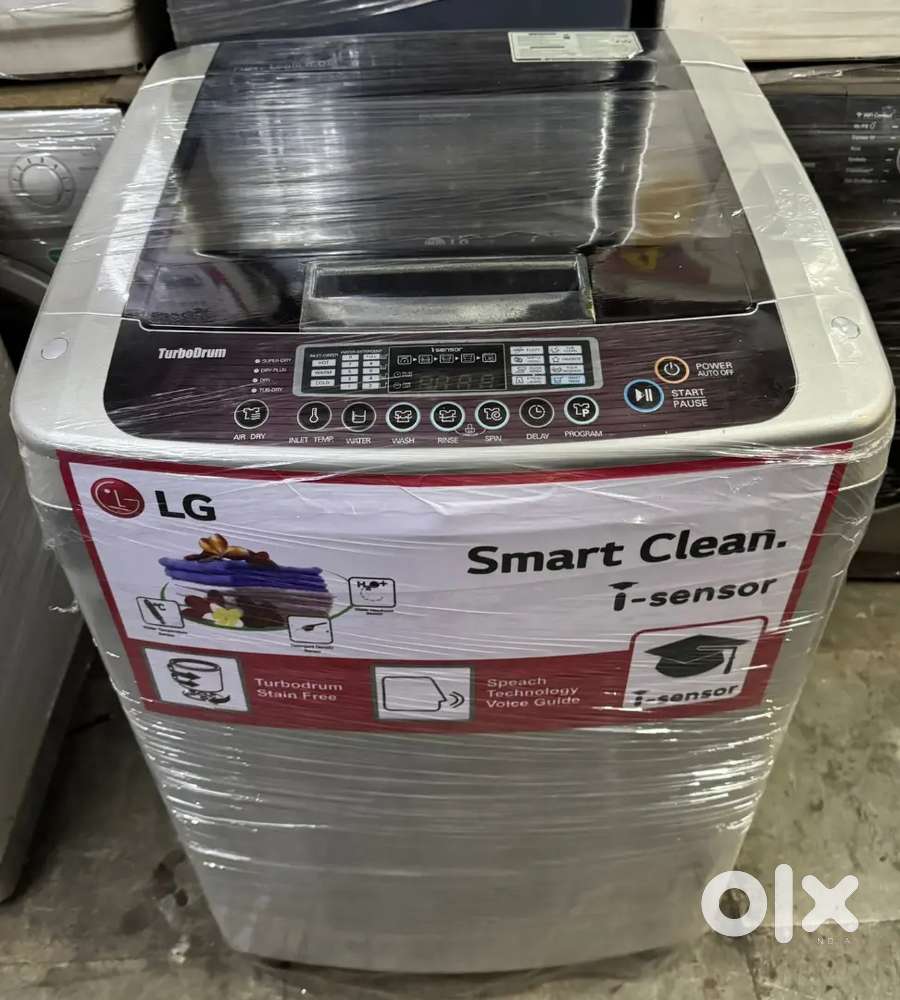 Rarly used L.G turbo 8.0 kg fully automatic washing machine