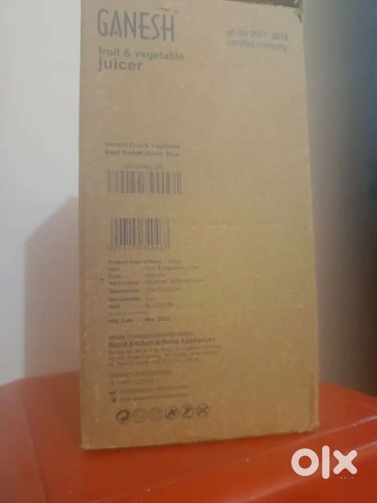 GANESH Fruit and Vegetable Juicer