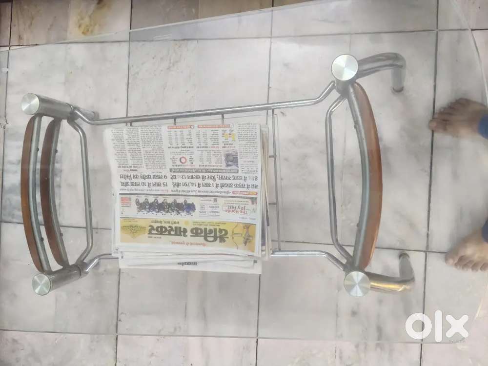 Glass Top Center Table for Sale
