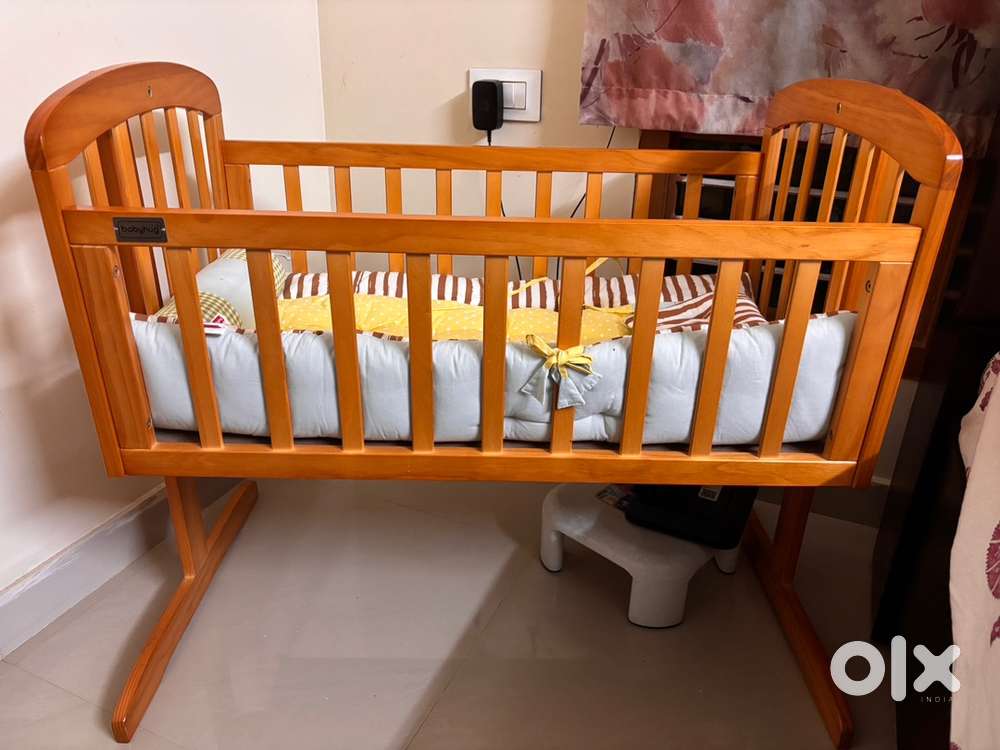 Baby Hug wooden cradle