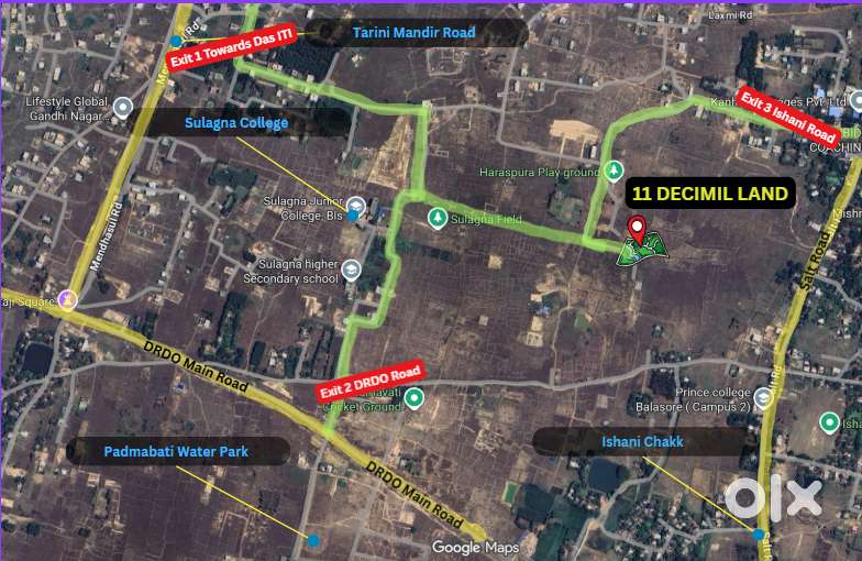 8 Decimil Corner Plot for Sale  Near Sulagna Residential College
