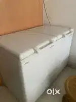 White fridge double door