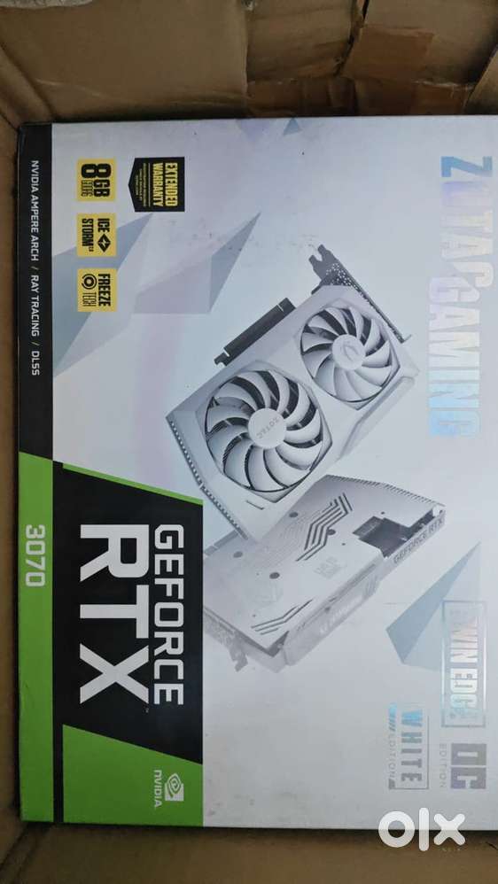 Rtx 3070 graphics card 8gb white zotac
