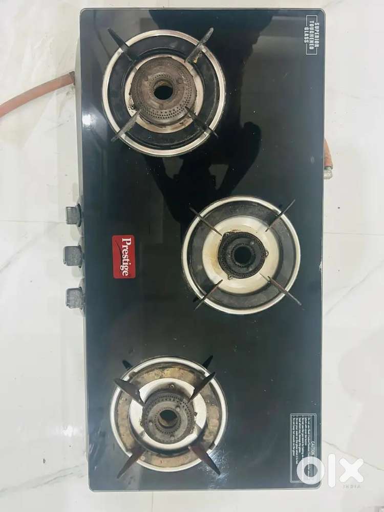 तीन बर्नर गैस चूल्हा सस्ते दामों में