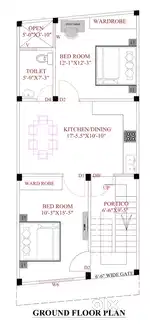 Double storey house