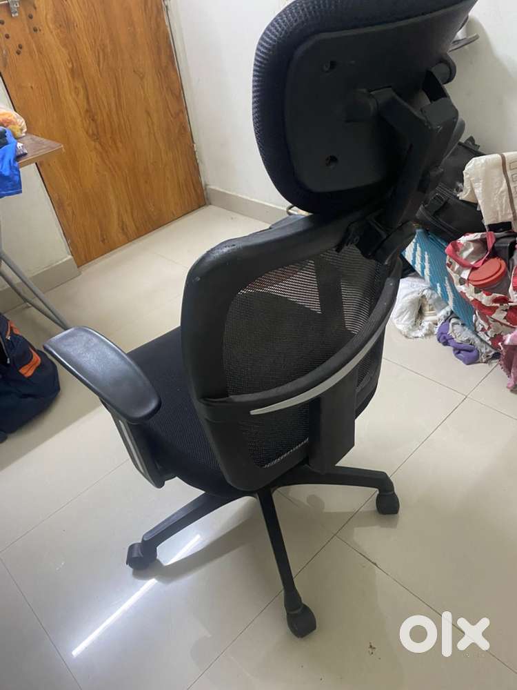 Computer Chair with Neck Rest + Computer Table