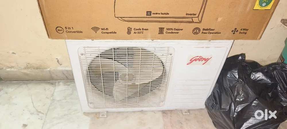 Godrej 1.5 ton ac already full gas in the machine excellent condition
