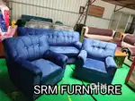 OFFER PRICE SALE! New Branded 3+1+1 sofa set with a warranty