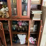 Book shelf and wall hung shoe rack