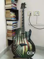 Dean Mako Dave Mustaine Electro Acoustic Guitar, USA Flag