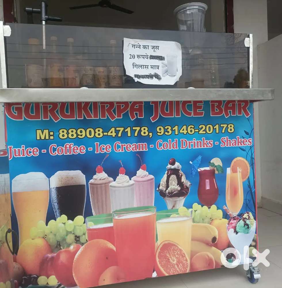 Juicer and fast food counter