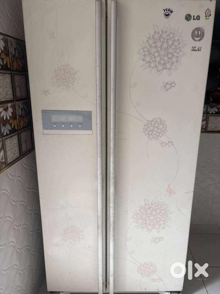 fridge side by side good conditon