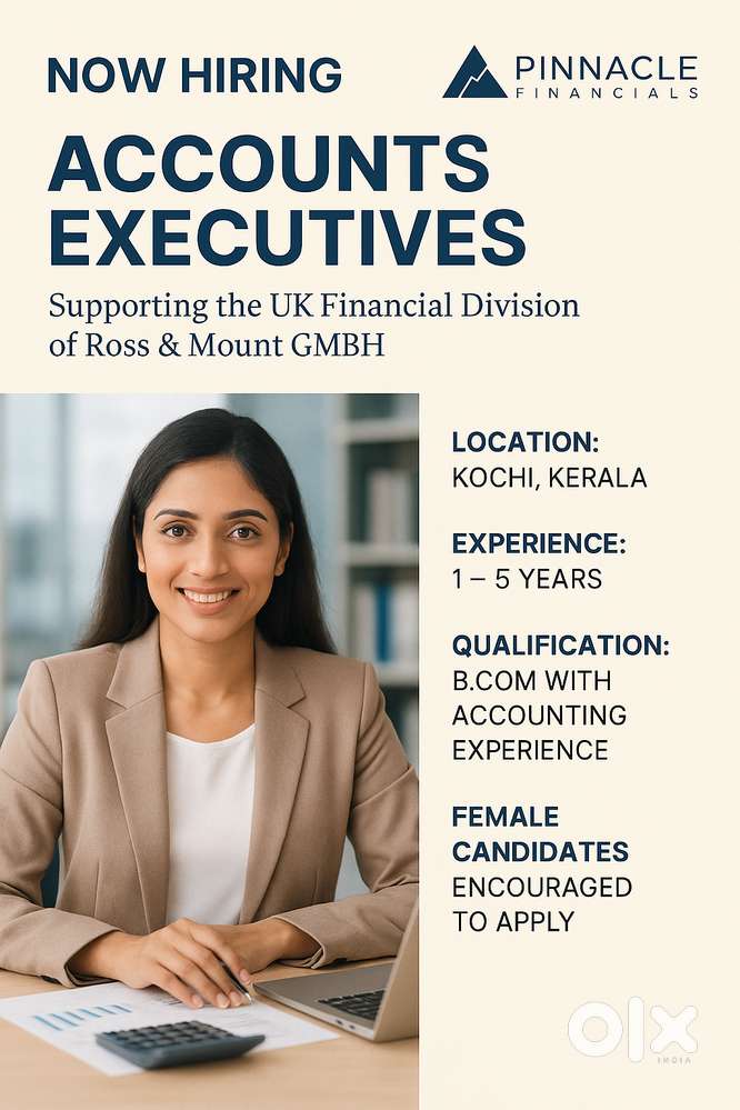 Back office Executive — Pinnacle Financials (Kochi, Kerala)