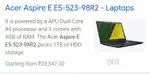 Laptop 15.6 inc