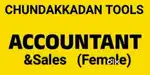 Accountant &Sales (Incentive extra)