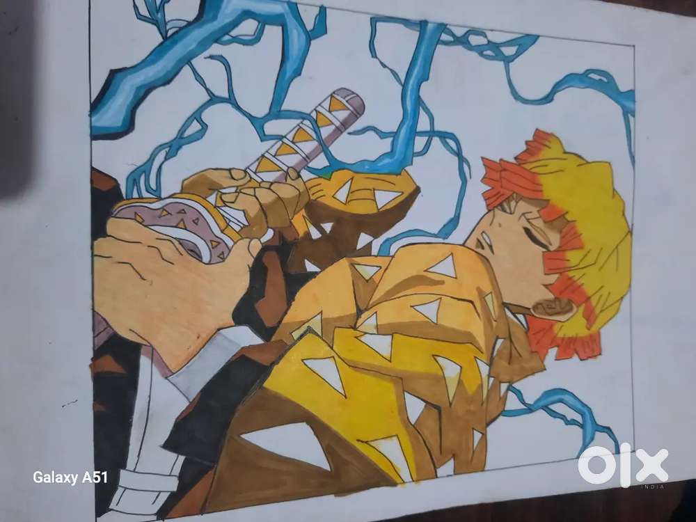 Zenitsu drawing sall