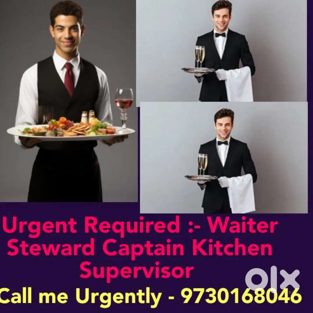 Miraj Sangli Maharashtra :- Mujhe Waiter Steward Captain Chahiye Urgen
