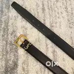 Yves Saint Laurent Women's Black Designer Fashion Belt