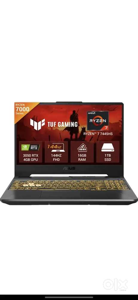 Asus tuf a15 (2 month use only in warranty laptop)
