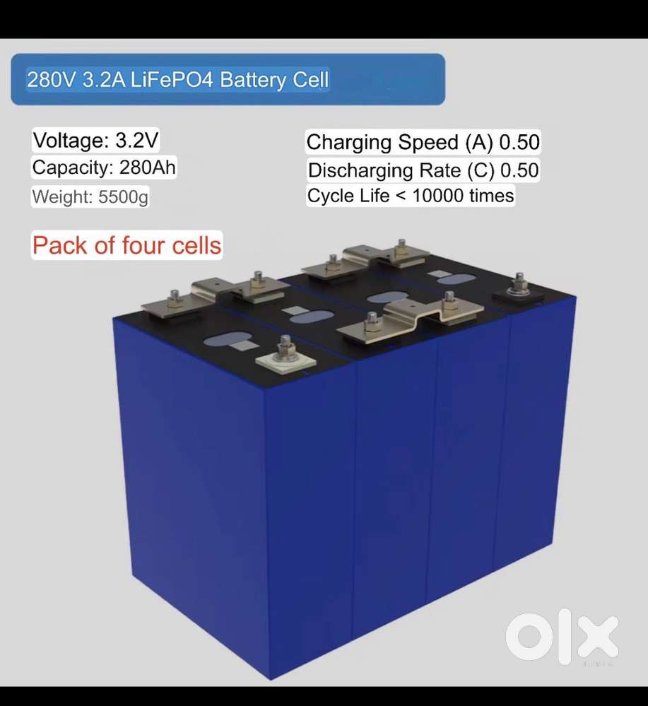 Lifepo4 Battery - 4 Nos - 280AH!!!
