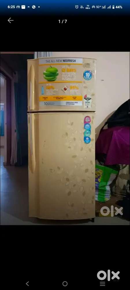 Godrej brand double door automatic refrigerator.