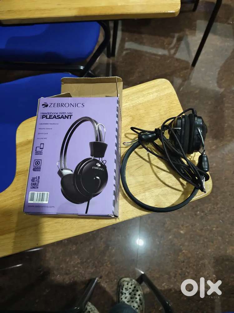 Zebronics pleasant wired headsets