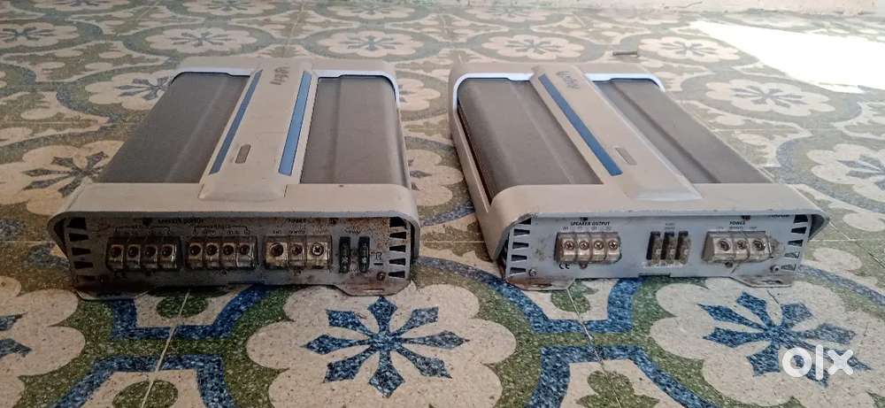 Infinity reference Monoblock, 4 channel, and Rockford subwoofer
