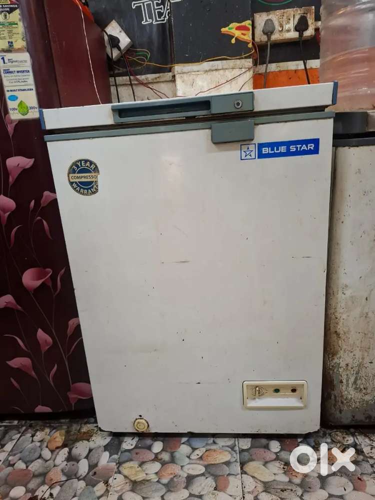 Urgent sale deep freezer and pizza counter with deep freezer