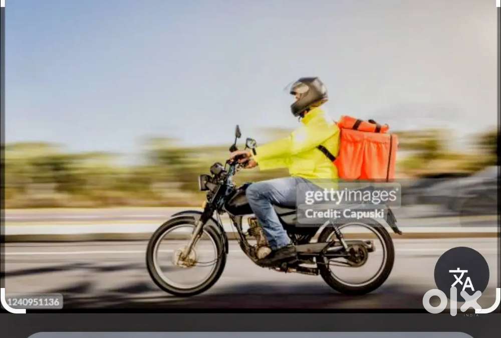 Delivery boy for Indiranagar
