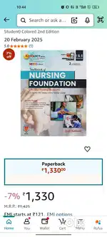 Nursing fundamental Book