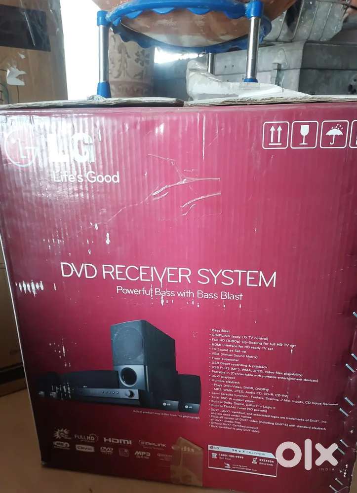LG DVD Receiver music system with woofer