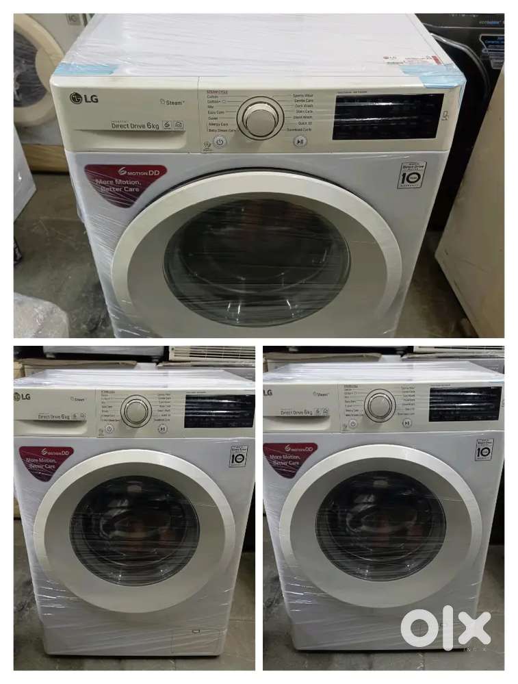 Rarly Used latest version L.G 6.0 kg front loading washing machine
