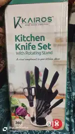 New 8 Kitchen knife with rotating stand
