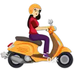 Scooty Chalana seekhe only for Ladies