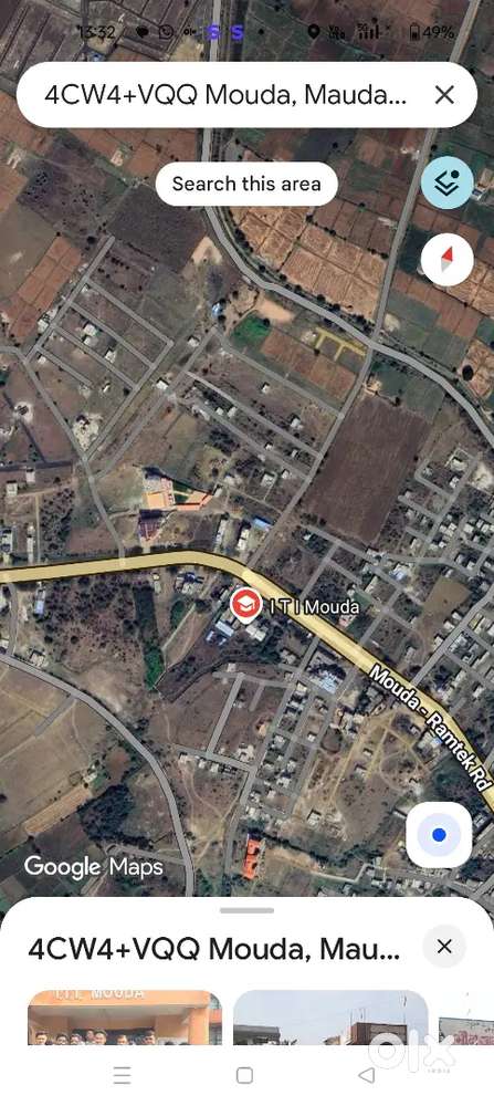 1600 sq ft plot for sale in Mouda