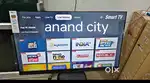 43 inch smart android frameless led tv with 600 channel free in tv