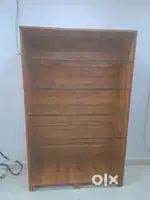 Wooden racks with 6 glass shelves at a very reasonable price
