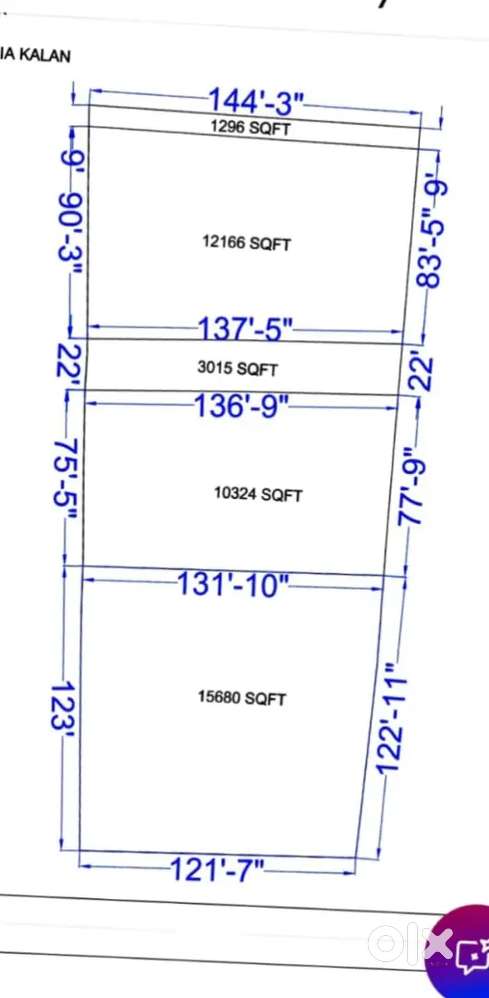Prime location 15680 sqft plot conar jatkhedi Hoshangabad main road