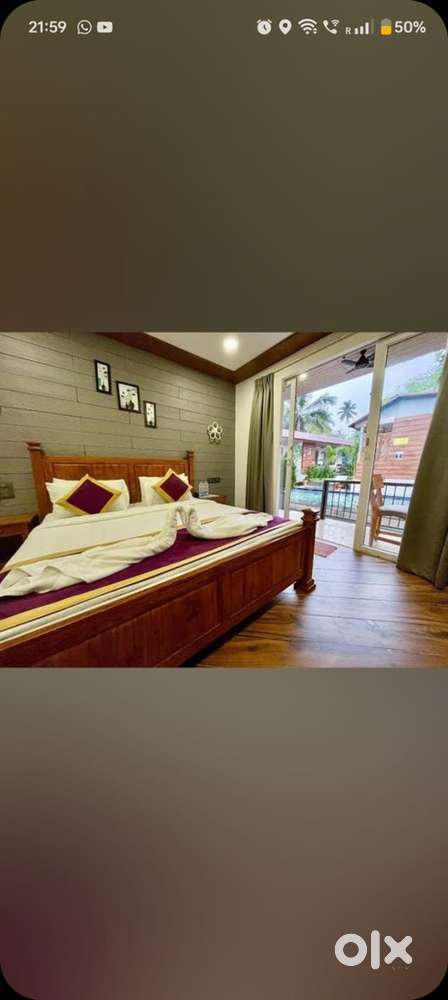 24rooms cottage available for rent 7.5lakh rent calungute