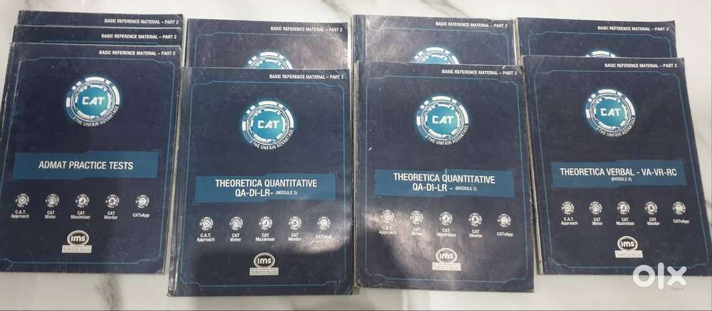 Complete CAT / MBA Entrance Book Set (IMS + CL + Pearson + Kundan) – I