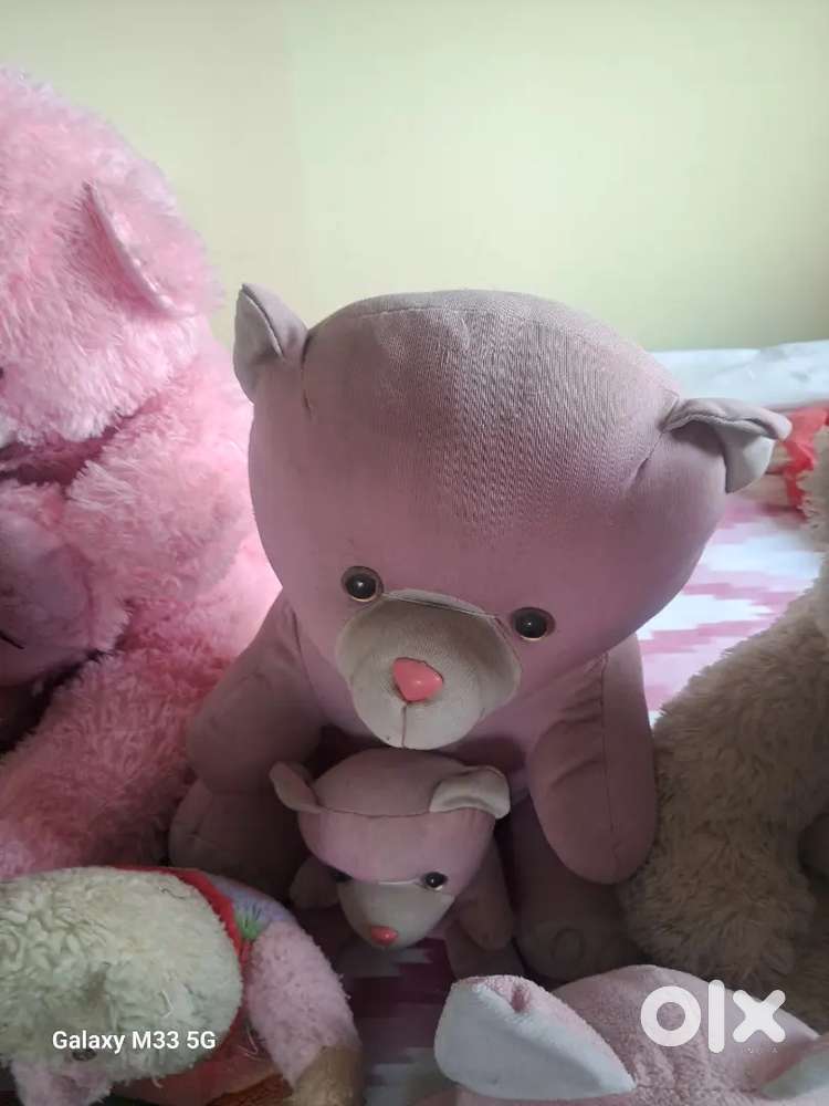 4 Big Sized  & 4 Small Sized Teddy  Bear Soft Toys for Sale