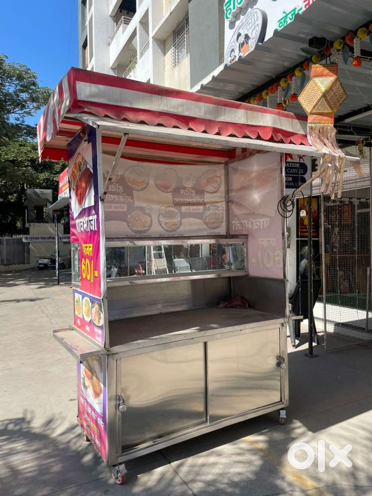 Stainless steel snacks cart