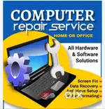 Computer, Laptop, cpu, Harddisk software hardware instalation & repair