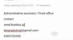 Front office Assistant