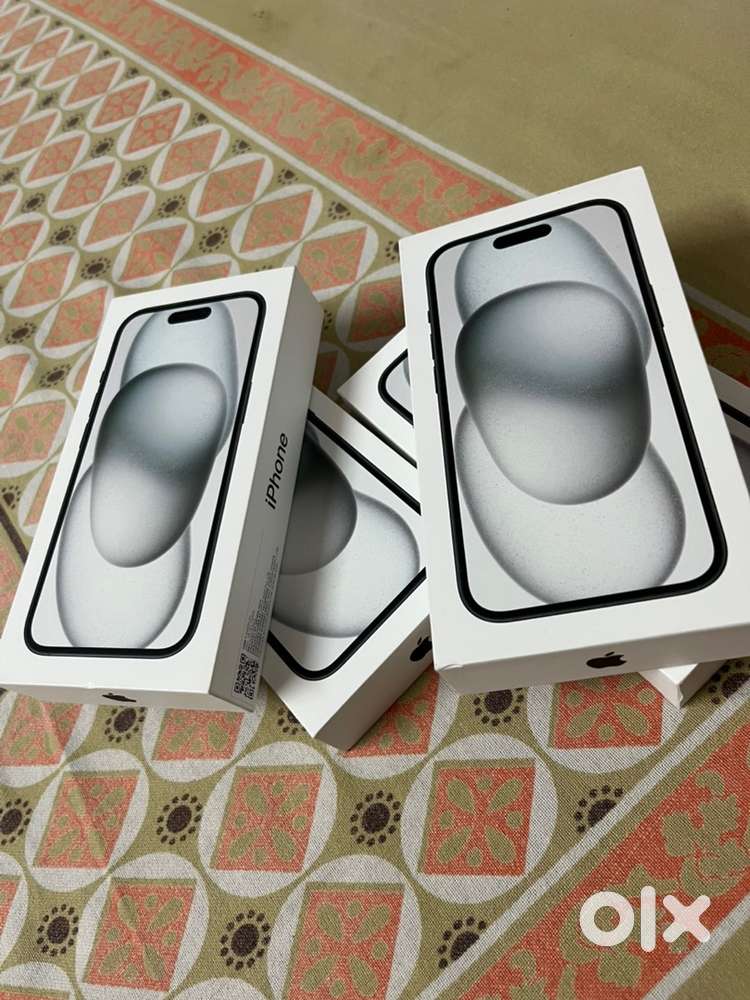 Iphone 15 black colour sealed pack